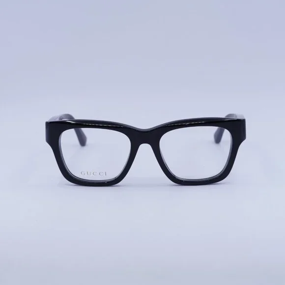 🕶️ New Gucci GG1669O 005 Eyeglasses - Black/Havana Frame 52mm